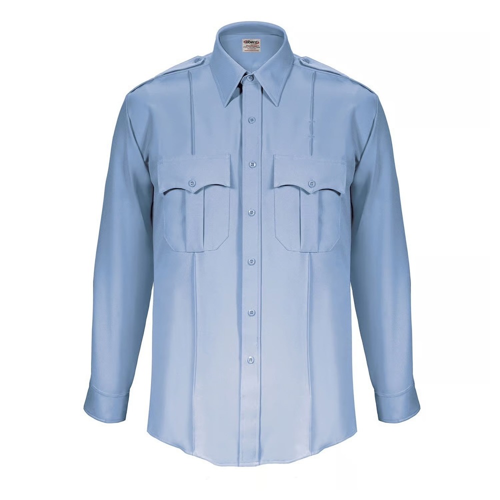 NWT Elbeco TexTrop2 Long Sleeve Shirt Mens 14.5-32/33 Blue 313N
